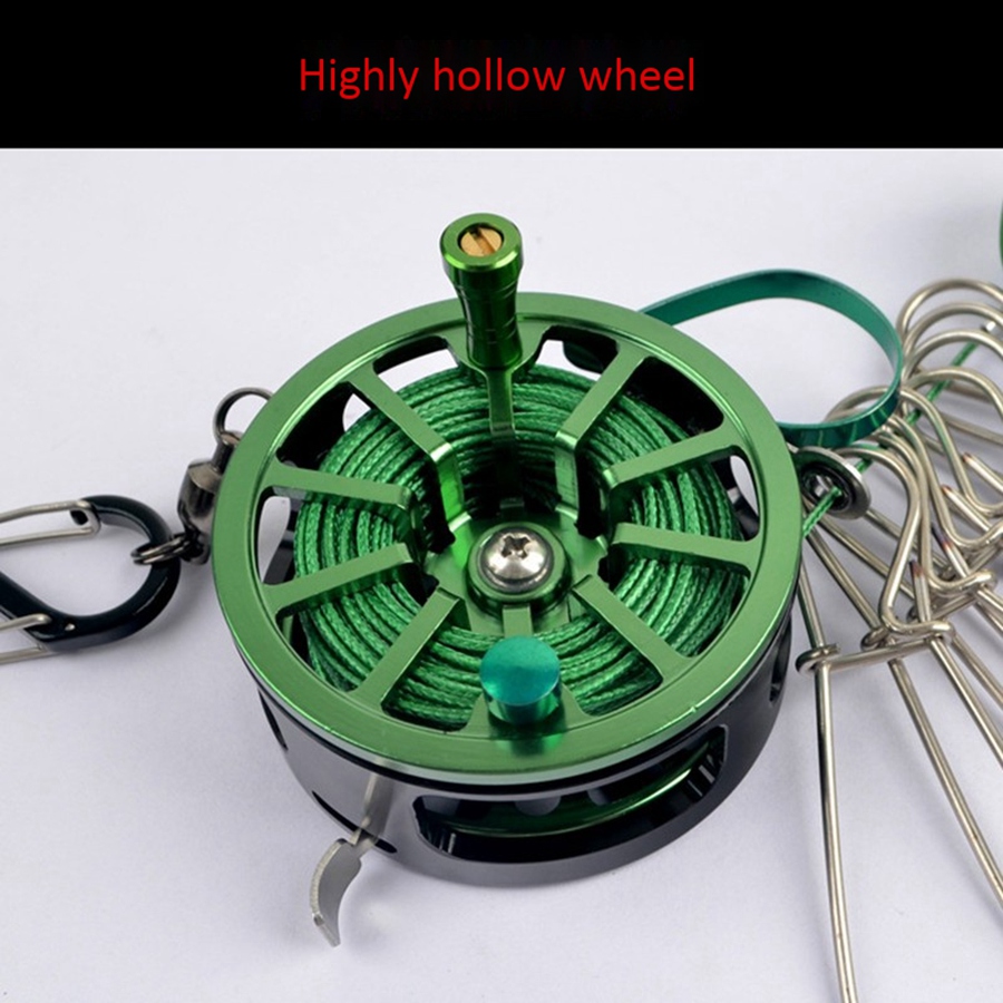 Stringer de pesca de aço inoxi - Fly Reel avaliação e preço